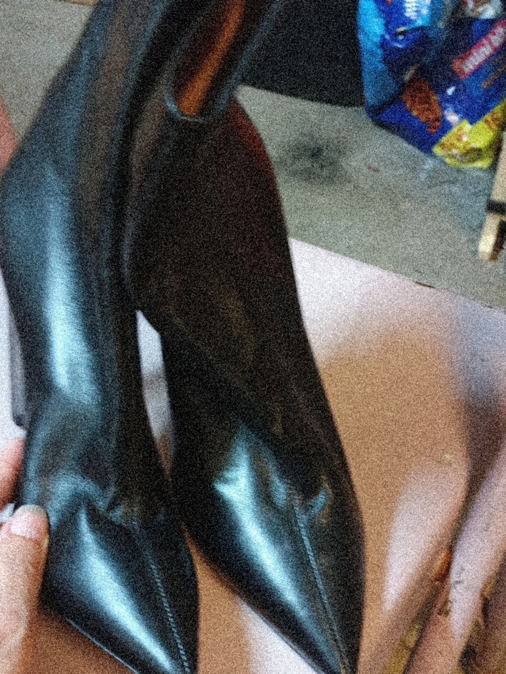 Gianvito Rossi Black Pointed Toe Stiletto Boots